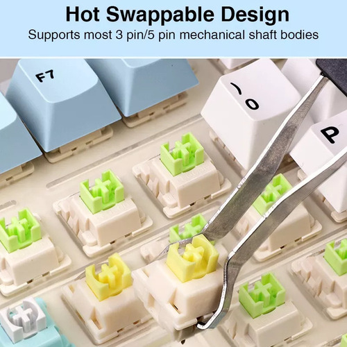 Q0q Teclado De Aula Rgb Inalámbrico F75 Personalizado Con