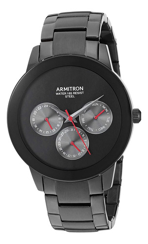 205165brti Reloj Armitron Material Acero, Correa Color Negra