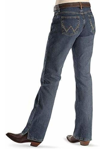 Wrangler Cash Mid Rise Vented Hem Ultimate Riding Jean Para 