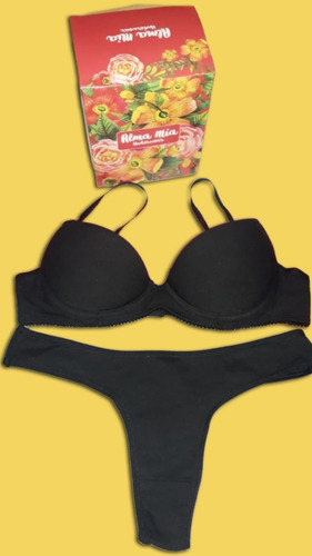 Conjunto Corpiño Y Colale Alma Mia