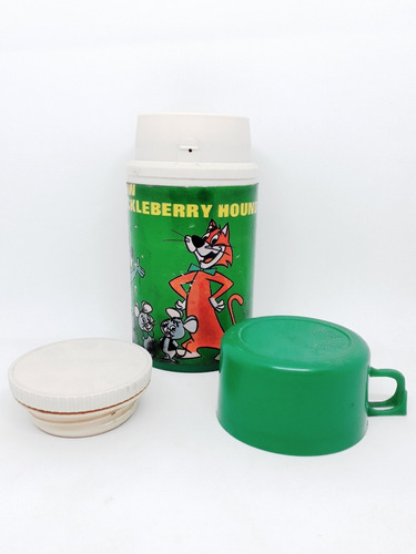 Yh Antiguo Thermo Huckleberry Hannah Barbera Años 80 Yogui