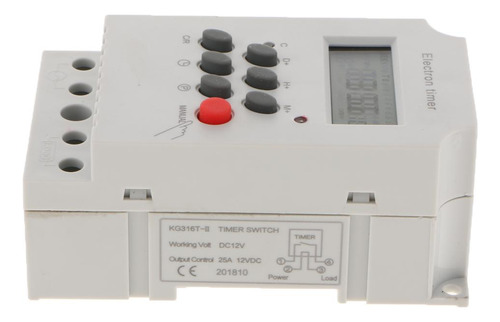 Digital Programable Lcd De 12v