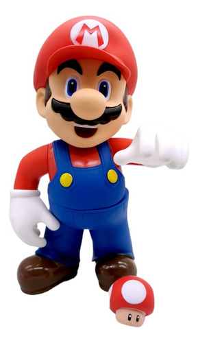 Super Mario Gigante Figura Muñeco 33cm Juguete Coleccionable