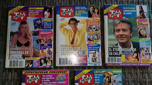 Revistas Tv Grama Año 1995 - Precio  Lote De 5