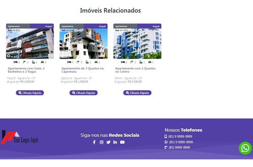 Imagem 7 de 10 de Sistema Dinâmico Para Imobiliárias E Corretores De Imóveis