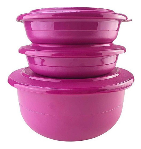 Tigelas Cristal Policarbonato 3 Peças - Tupperware