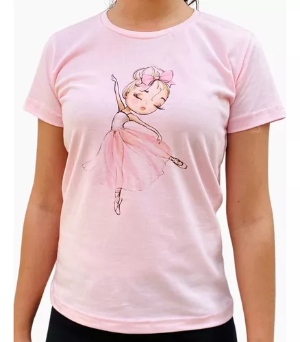 Blusa Bailarina Cropped Feminina Rosa Pink - Compre agora