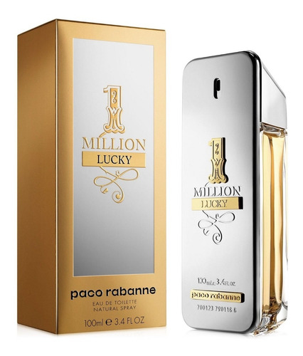 1 Million Lucky 200ml Nuevo, Sellado, Original!!!