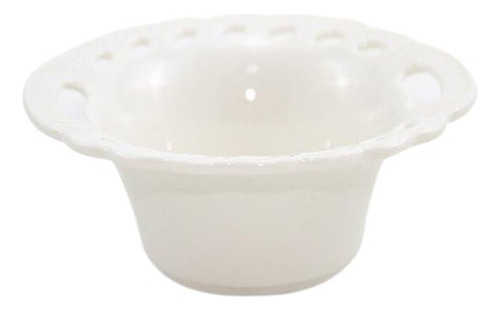 Mini Travessa Basics Drop Board Branco Porcelana 8 Cm