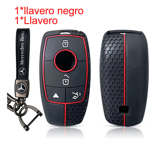 Silicon Funda Llave Para Mercedes Benz Clase A B C Gle 350 450 Glc