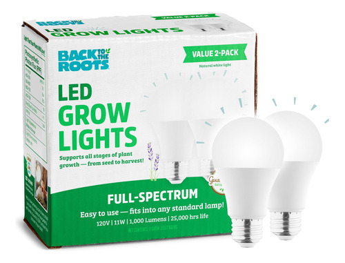 Back To The Roots Luz Led Crecimiento Espectro Completo 2