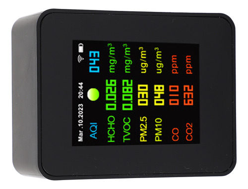 Monitor De Sensor De Calidad Del Aire Lcd Digital Multifunci