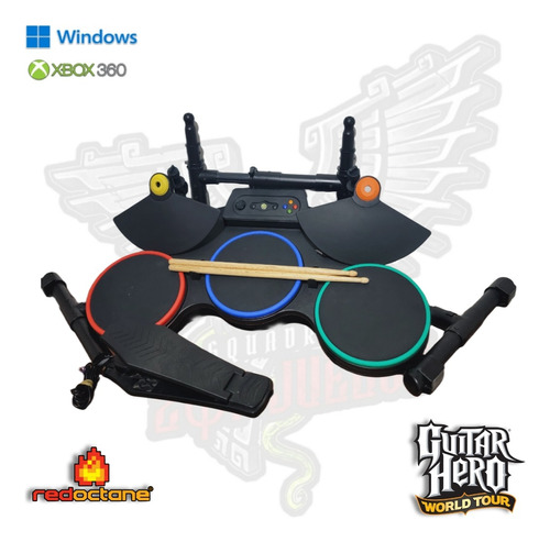 Bateria Guitar Hero Para Xbox360 - Restaurada Completa