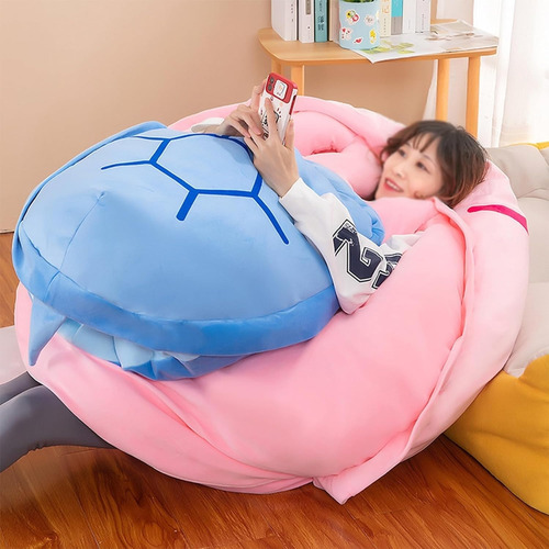 Aqua Cuddles Wearable Turtle Shell Pillow, Aqua Cuddles,