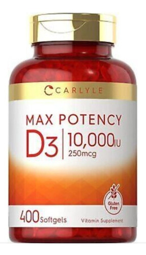 Vitamina D3 Max Potencia 250mcg - Unidad a $147000