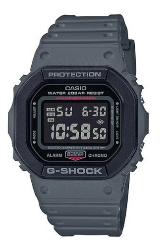 Relógio Casio G-shock Masculino Cinza Dw-5610su-8dr 