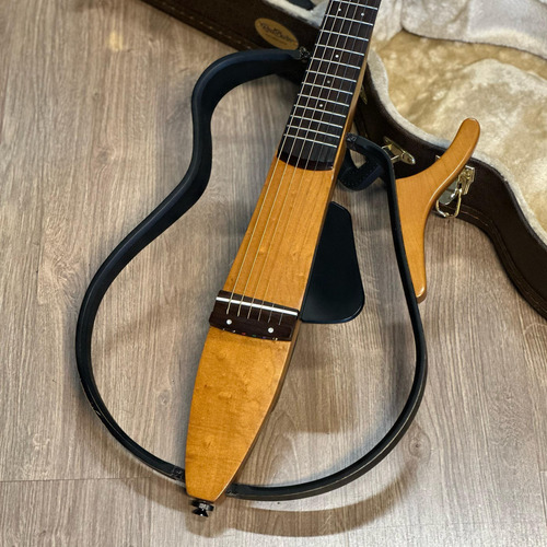 Violão Yamaha Silent Slg 110s -maismusika Natural Destro Mahogany (Usado)