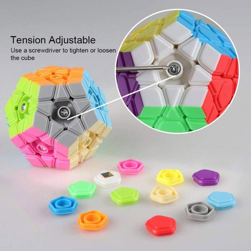 Imagen 2 de 8 de Cubo Magico Rubik Dodecaedro Megaminx Moyu 3x3