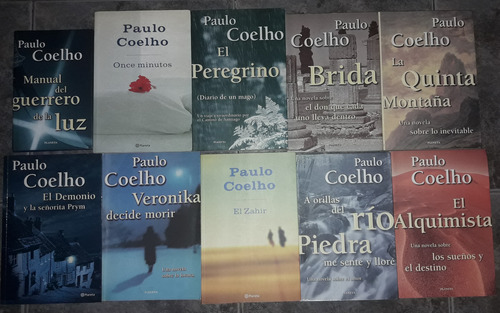 Lote De 10 Libros Paulo Coelho Guerrero De La Luz  Brida