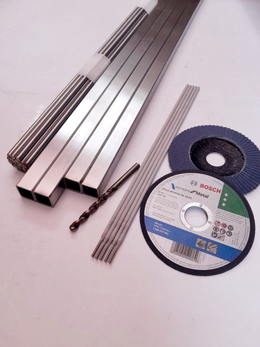 Kit Arma Tu Parrilla Inoxidable 90cmx60cm