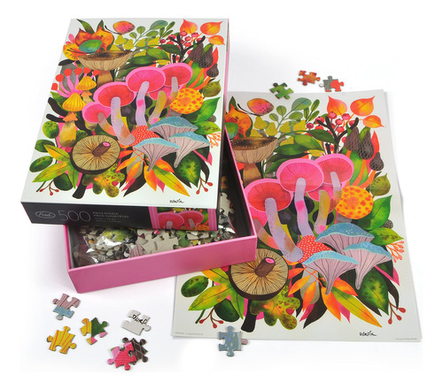 Puzzle Genuine Fred Mushroom Toomuchery, 500 Piezas