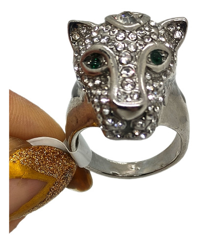 Anillo Cabeza De Leopardo Importado.mariann Moon