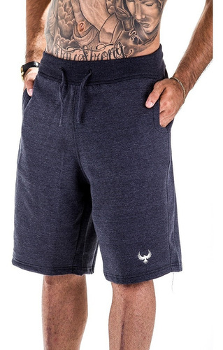 Kit 2 Bermudas Moletom Masculino Academia Esporte Fitness Nf