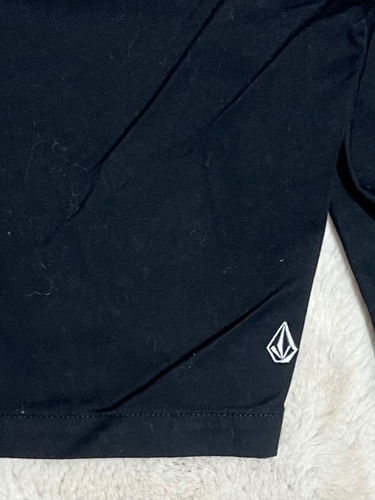 Short Bermuda Para Hombre Talla 31 Volcom Negro (Usado)