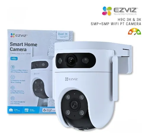 Ezviz H9c Dual 3k, Camara De Seguridad Wifi Doble Lente 5mp