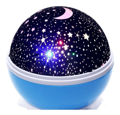 Lámpara Proyector Ampolleta Led Luna Estrella Espanta Cuco 