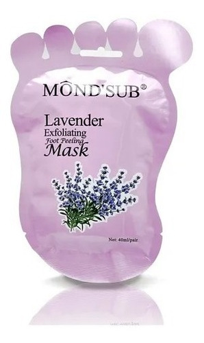 Mascarilla Hidratante Para Pies Lavender Mascara Mondsub