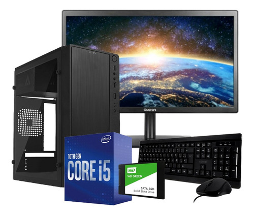 Pc De Escritorio Intel Core I5 8gb Ram Ssd 480gb Monitor 19