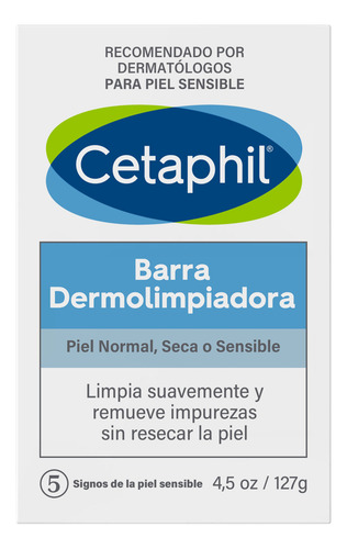 Jabón En Barra Dermolimpiadora Uso Diário Cetaphil De 127g