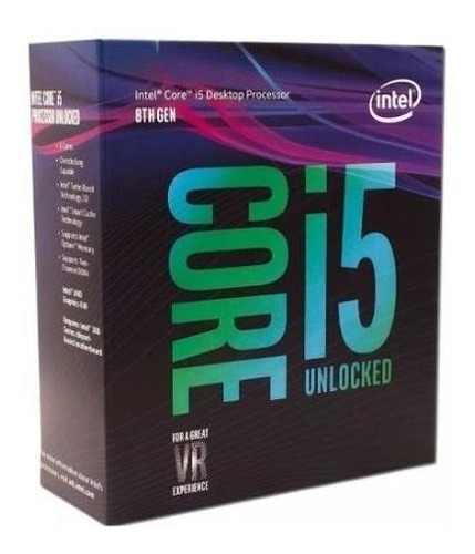 Micro Procesador Intel Core I5 8600k 8th Generacion 9mb 3.6g