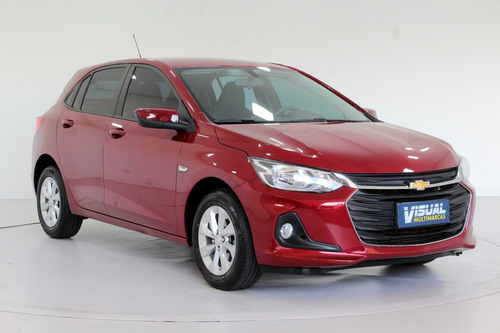 Imagem 5 de 14 de Chevrolet Onix 1.0 Turbo Lt Flex Manual 6m - 2020 - Vermelh