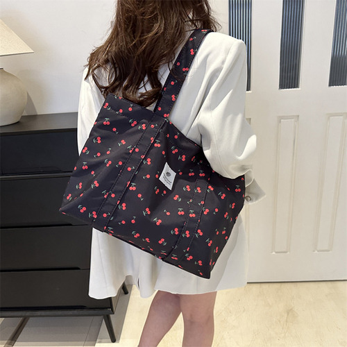 Para Bolso De Hombro A51b Con Estampado De Cerezas De Gran