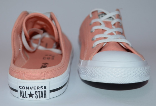 Tenis Converse Color Coral Talla 26.5 Cm 570922f (Usado)