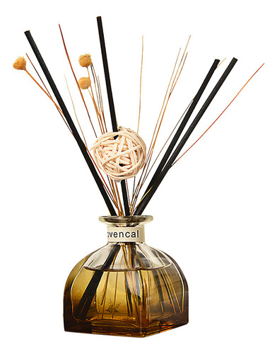 Difusores De Aceite S Con Barras Naturales, Botella De Vidri