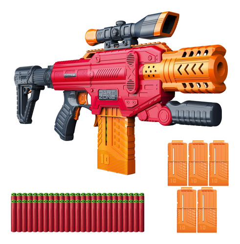 Dart Blaster Dart Zone Spectrum Motorizado Con Clip Y Dardos