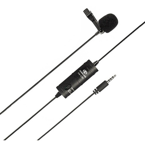 Microfone Para Dslr E Smartphone De Lapela Greika Gk-cm1