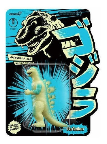 Toho Reaction Wave 1godzilla '54 (glow) Super7 Sdcc 2022