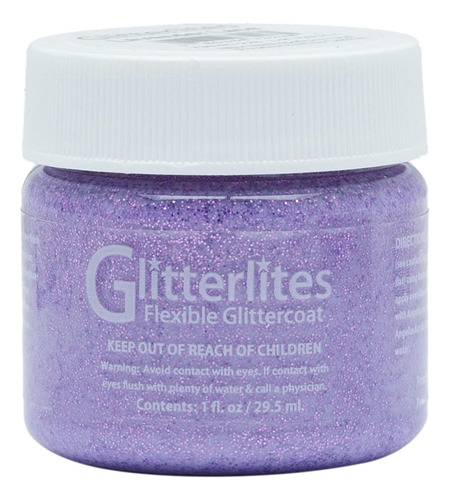 Glittercoat Glitter Paint Flexible, Lavanda