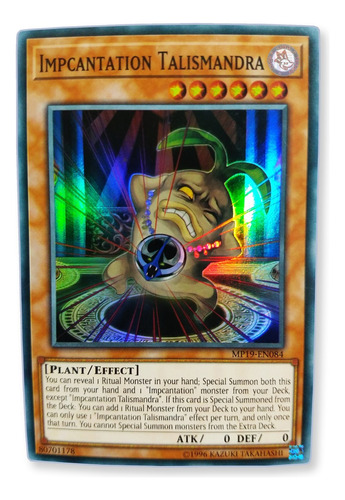 Yugi-oh! Impcantation Talismandra Mp19-en084 Super