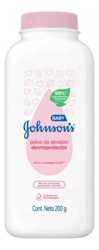 Johnson's Baby Polvo Almidón Dermoprotector Talco Bebe 200gr