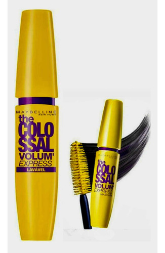 Máscara Para Cílios Maybelline - The Colossai 100% Black