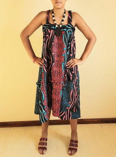 Imagem 3 de 6 de Vestido Feminino Tecido Rosa