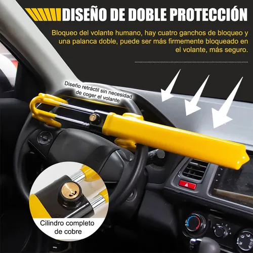 Bastón De Seguridad Para Volante De Automóvil Antirrobo