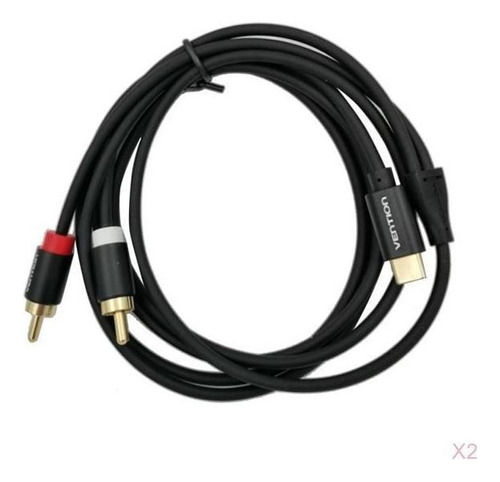 A*gift 2x A Cable De Sonido Rca Dual A Adaptador Estéreo