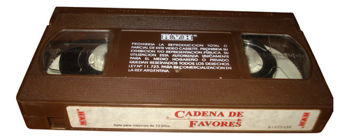 Vhs Cadena De Favores ( Pay It Forward, Jon Bon Jovi) (Usado)