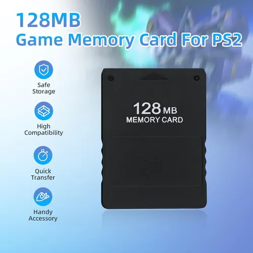 Memory Card 128mb Compatible Con Ps2 Memoria Play Juegos